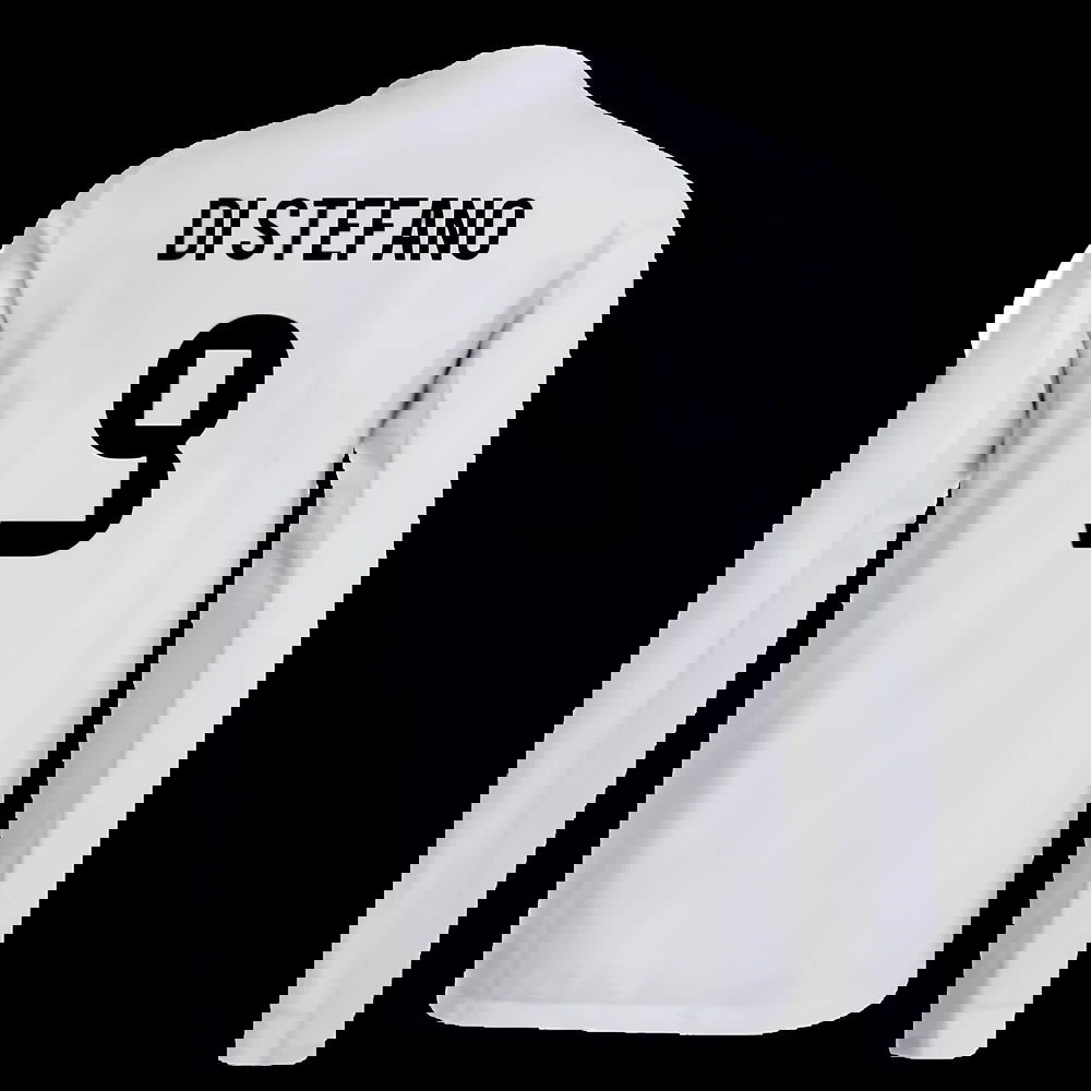 2025-2026 Real Madrid Authentic Long Sleeve Home Shirt (Di Stefano 9)