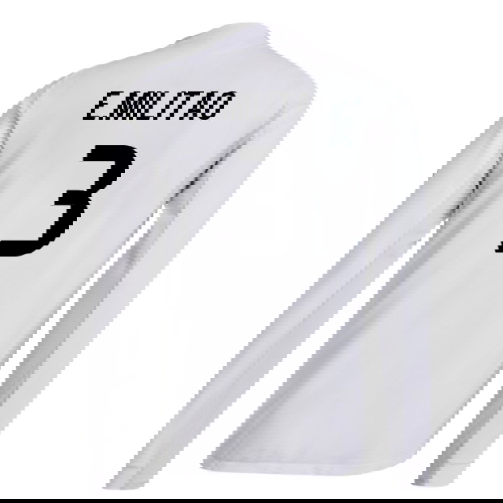 2025-2026 Real Madrid Authentic Long Sleeve Home Shirt (E.Militao 3)