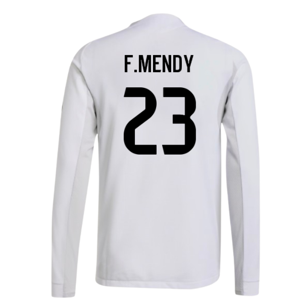 2025-2026 Real Madrid Authentic Long Sleeve Home Shirt (F.Mendy 23)