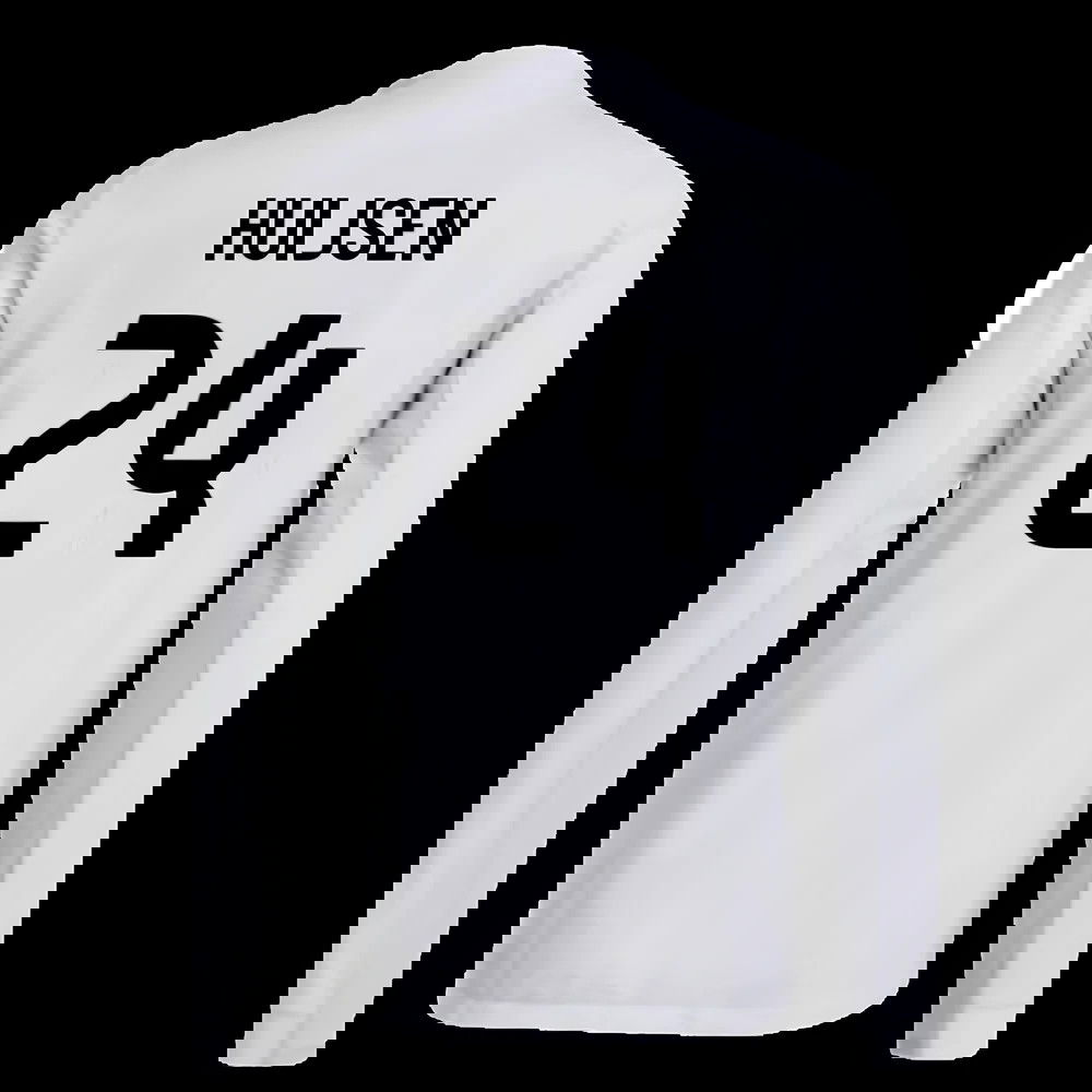 2025-2026 Real Madrid Authentic Long Sleeve Home Shirt (Huijsen 24)