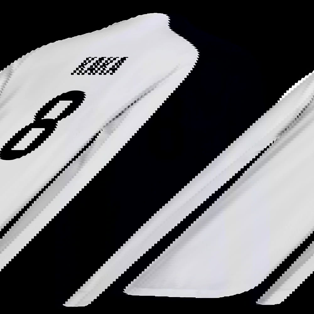 2025-2026 Real Madrid Authentic Long Sleeve Home Shirt (Kaka 8)