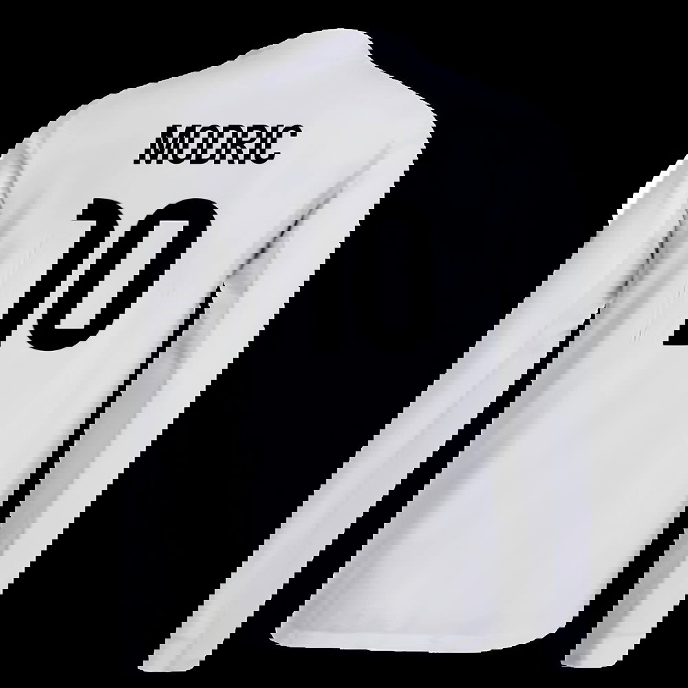 2025-2026 Real Madrid Authentic Long Sleeve Home Shirt (Modric 10)