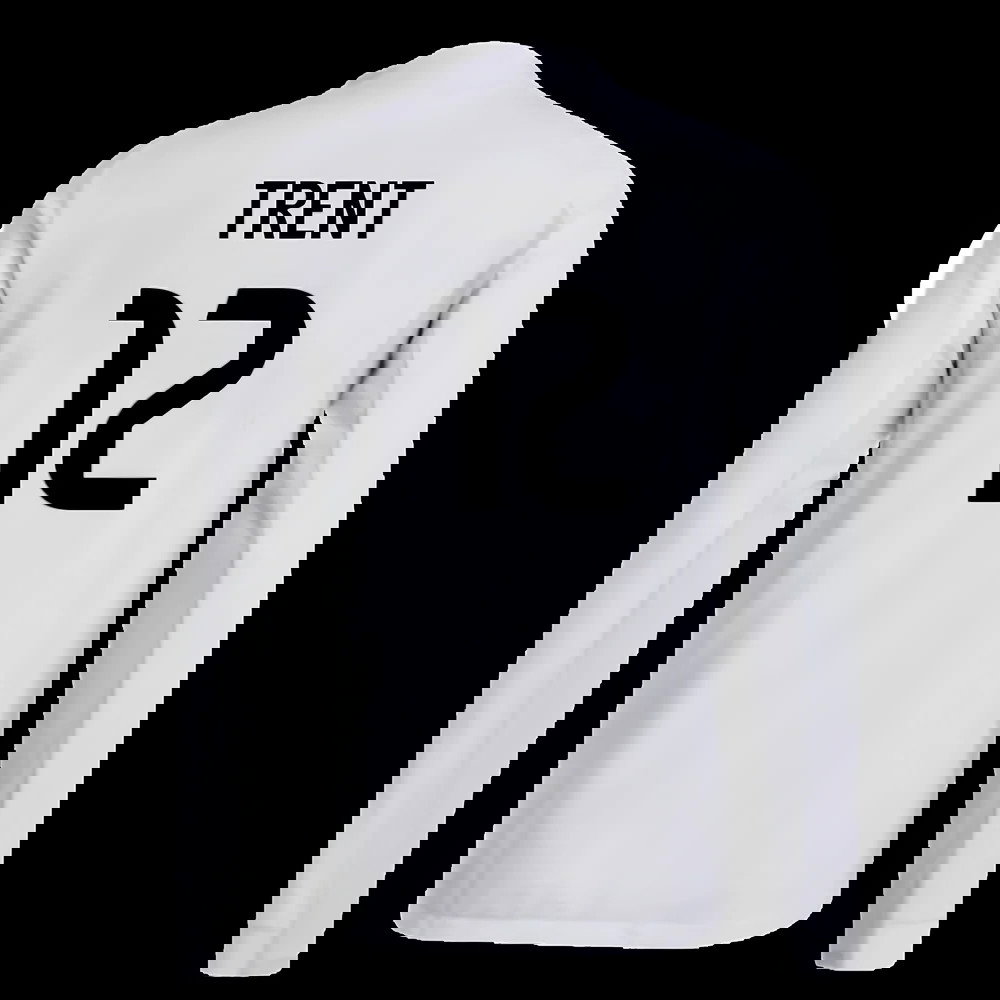 2025-2026 Real Madrid Authentic Long Sleeve Home Shirt (Trent 12)