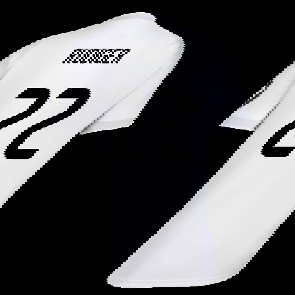 2025-2026 Real Madrid Home Shirt (Rudiger 22)