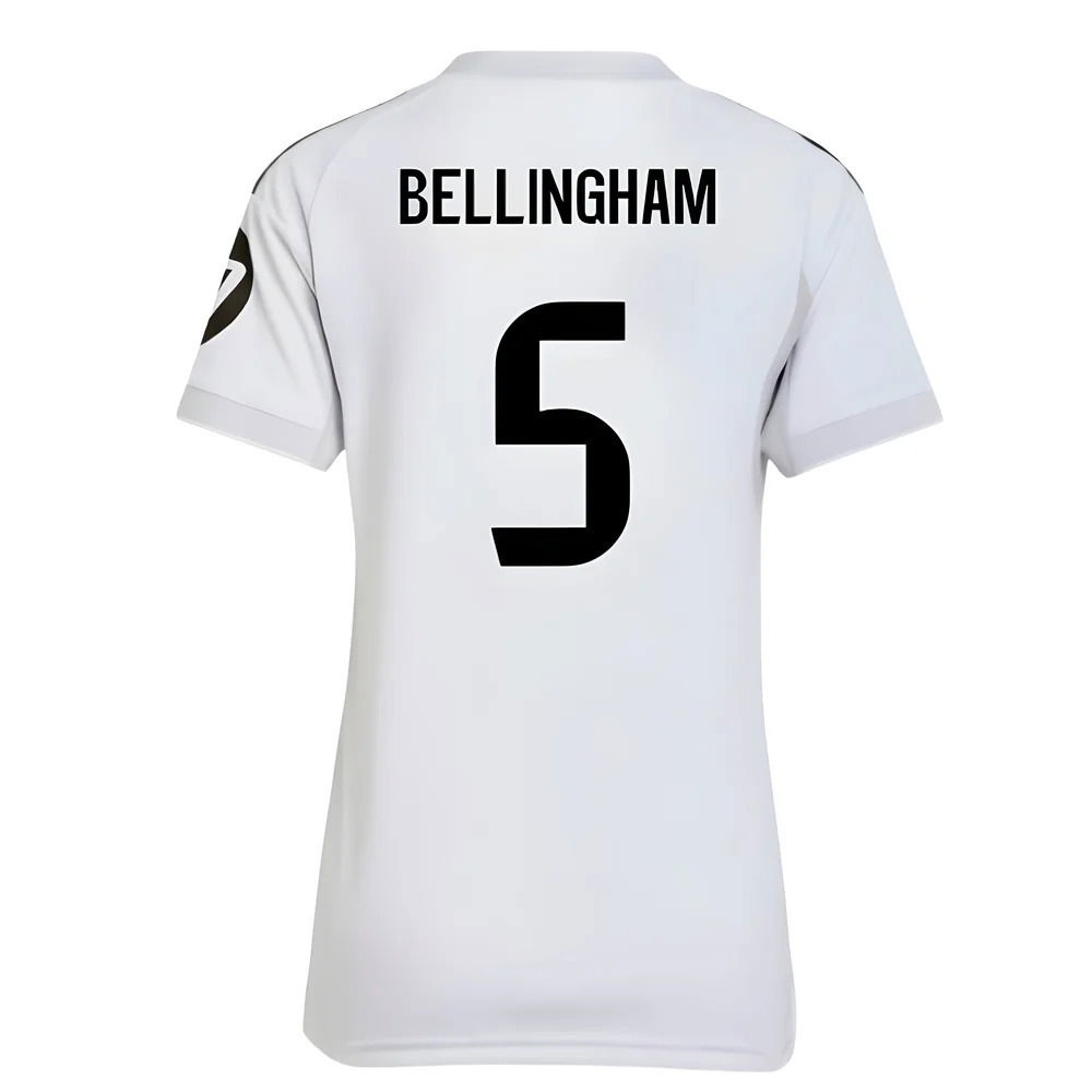 2025-2026 Real Madrid Home Shirt (Womens) (Bellingham 5)