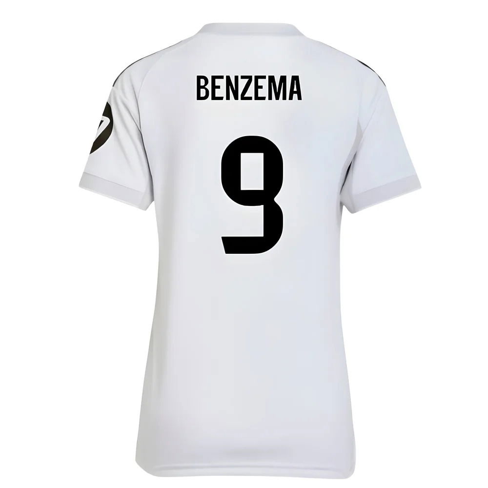 2025-2026 Real Madrid Home Shirt (Womens) (Benzema 9)