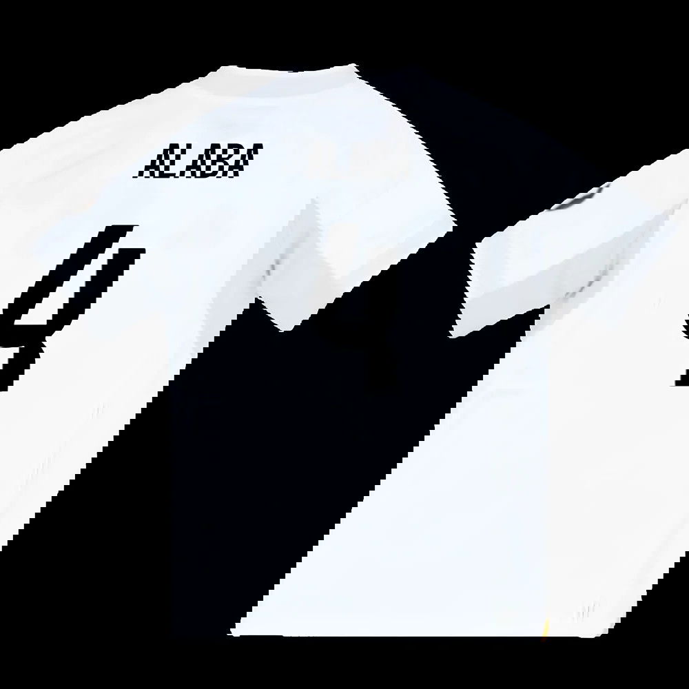 2025-2026 Real Madrid Home Youth Kit (Alaba 4)