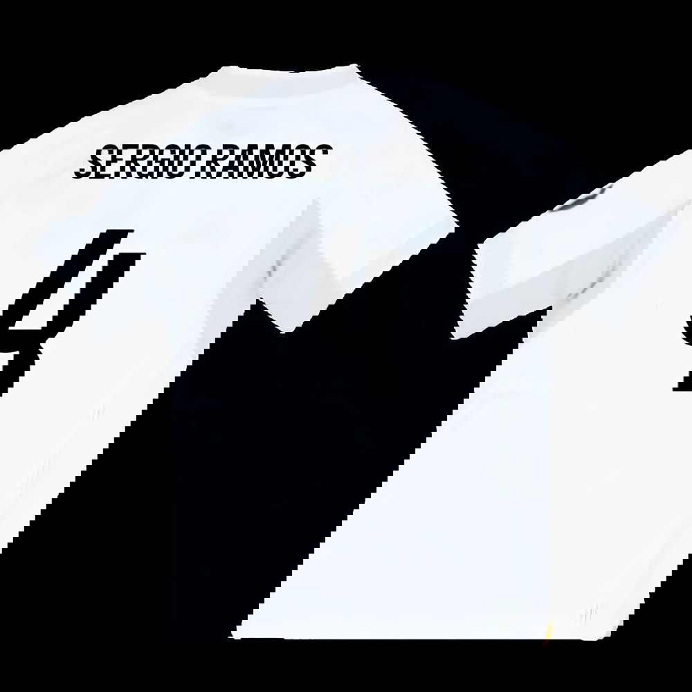 2025-2026 Real Madrid Home Youth Kit (Sergio Ramos 4)