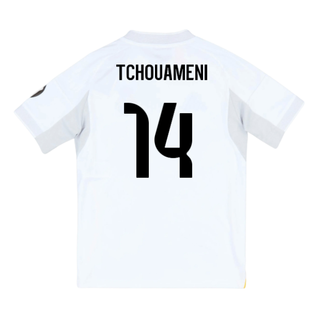 2025-2026 Real Madrid Home Youth Kit (Tchouameni 14)