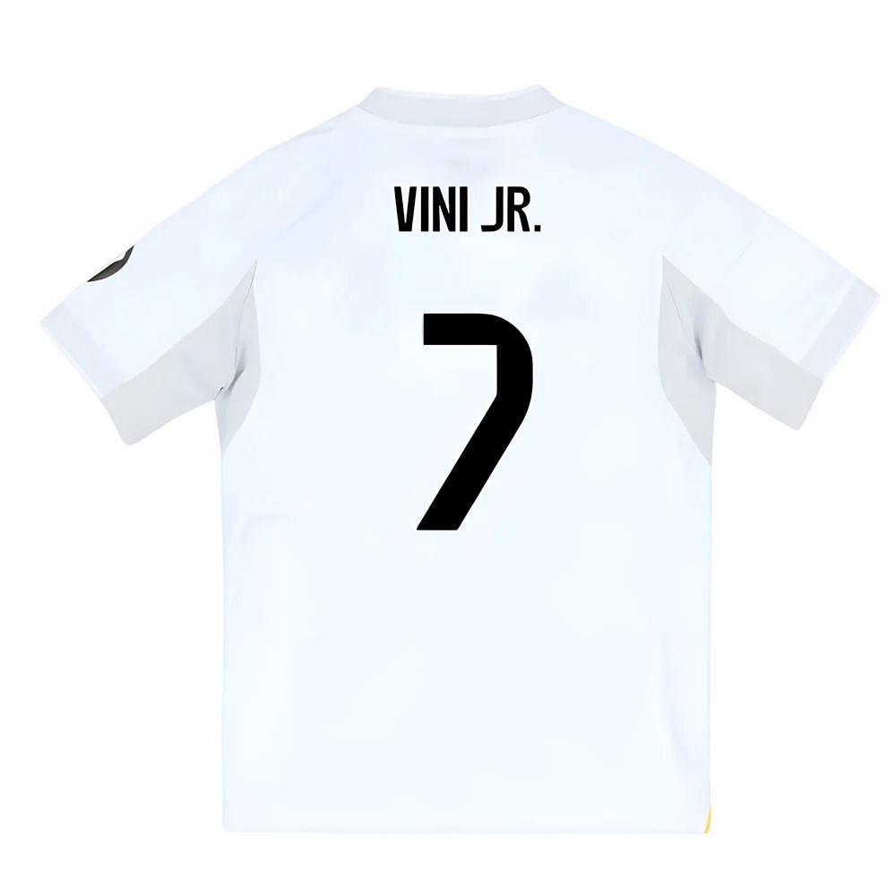 2025-2026 Real Madrid Home Youth Kit (Vini Jr. 7)