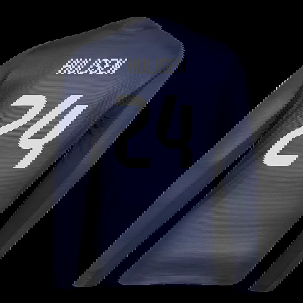 2025-2026 Real Madrid Long Sleeve Away Shirt (Huijsen 24)