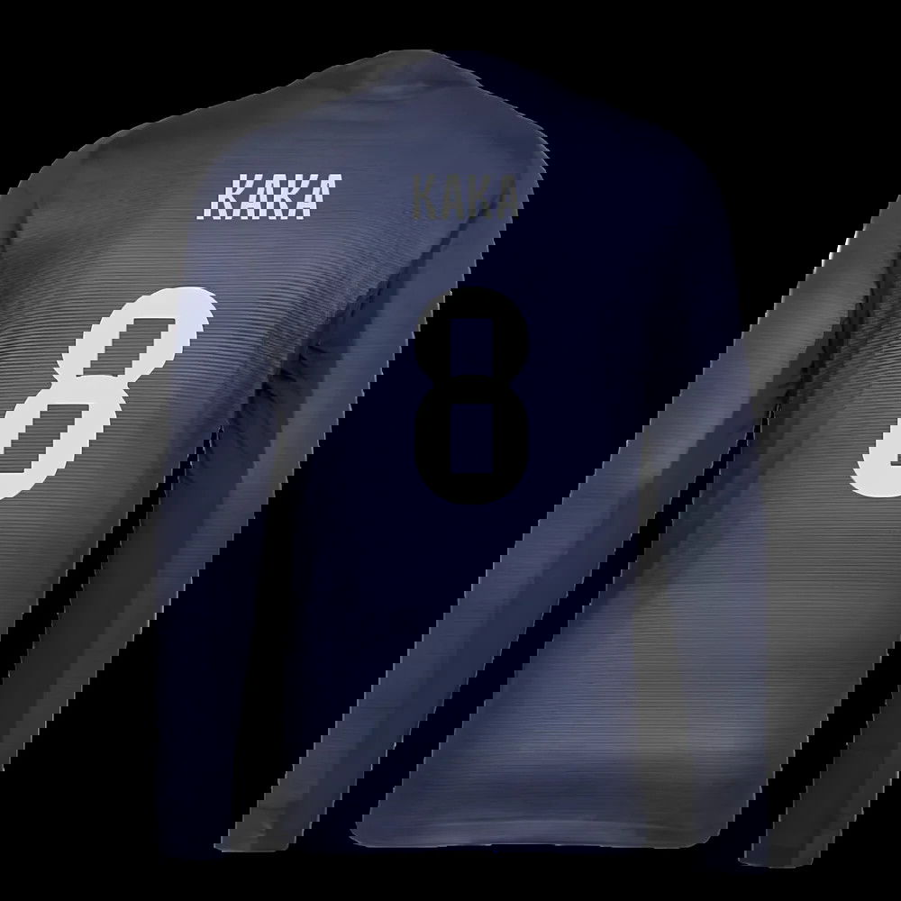 2025-2026 Real Madrid Long Sleeve Away Shirt (Kaka 8)