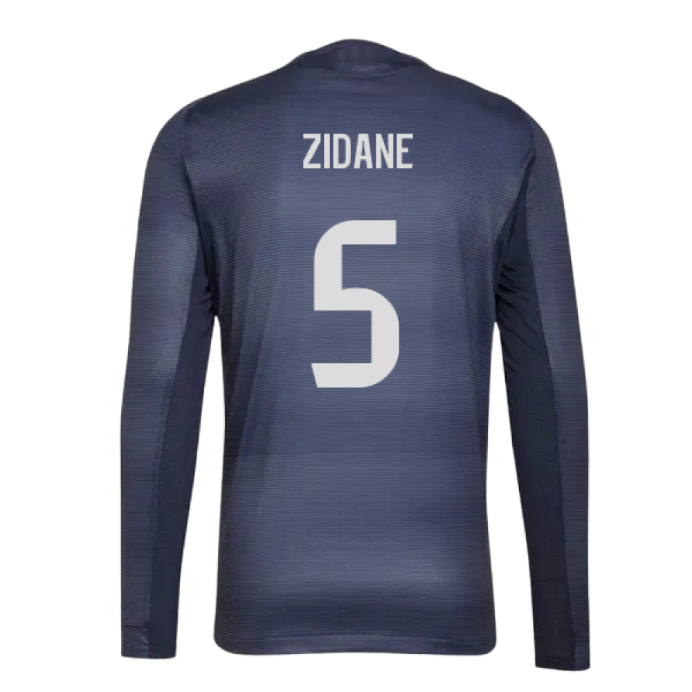 2025-2026 Real Madrid Long Sleeve Away Shirt (Zidane 5)