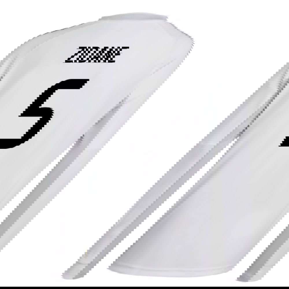 2025-2026 Real Madrid Long Sleeve Home Shirt (Kids) (Zidane 5)
