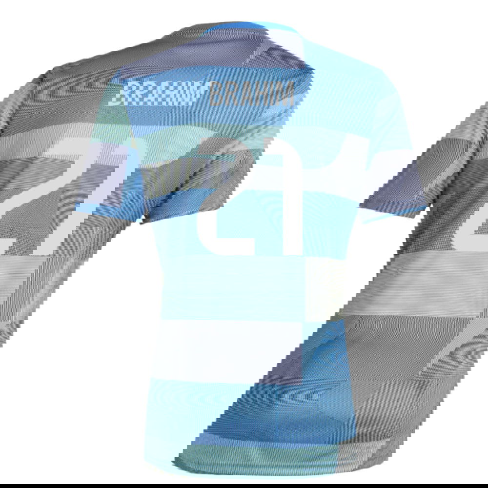 2025-2026 Real Madrid Pre-Match Shirt (Blue) (Brahim 21)