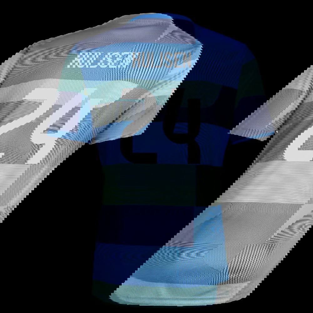 2025-2026 Real Madrid Pre-Match Shirt (Blue) (Huijsen 24)