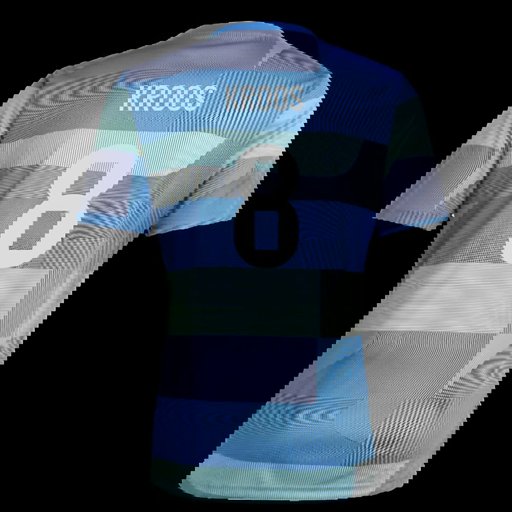 2025-2026 Real Madrid Pre-Match Shirt (Blue) (Kroos 8)