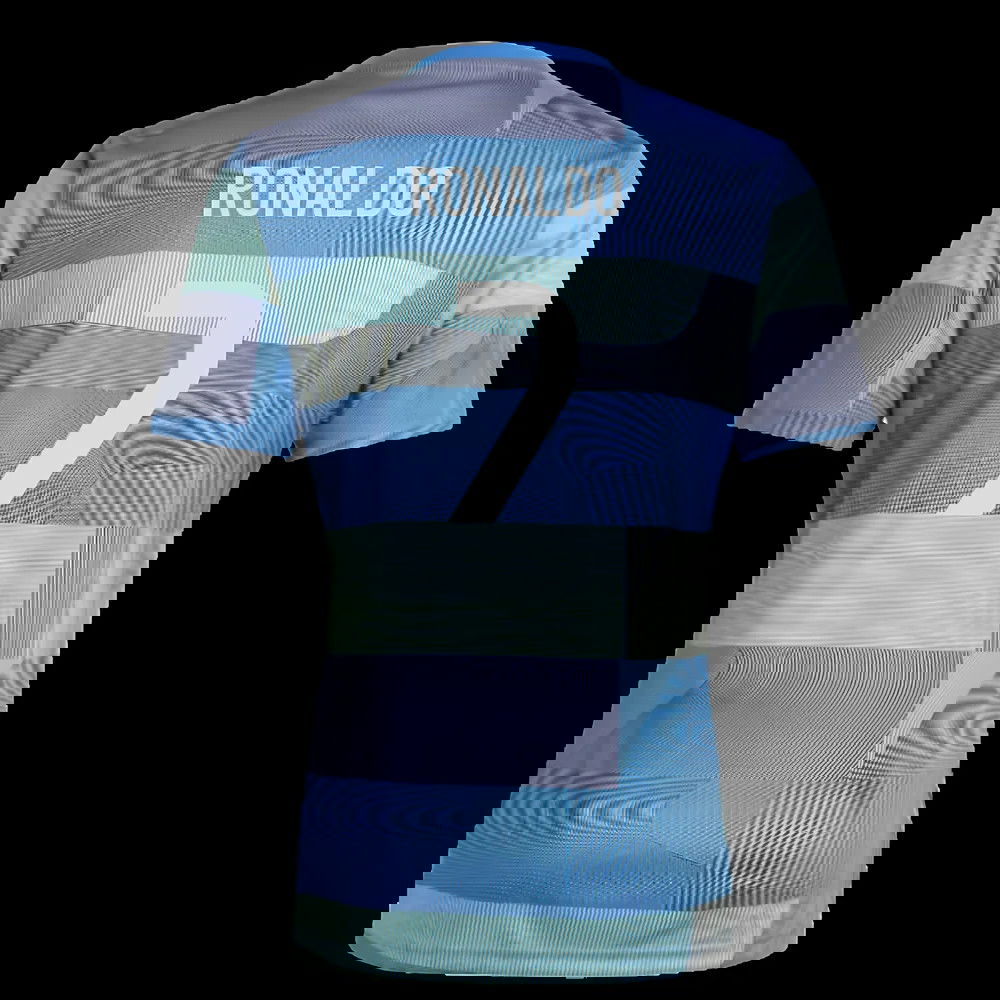 2025-2026 Real Madrid Pre-Match Shirt (Blue) (Ronaldo 7)