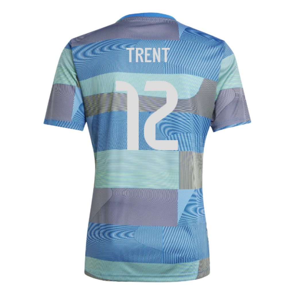 2025-2026 Real Madrid Pre-Match Shirt (Blue) (Trent 12)