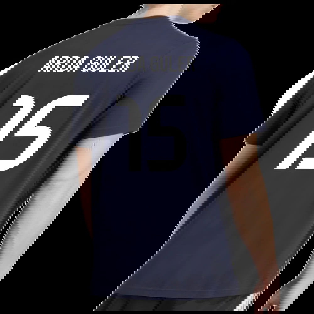 2025-2026 Real Madrid Seasonal Graphic Tee (Legend Ink) (Arda Guler 15)