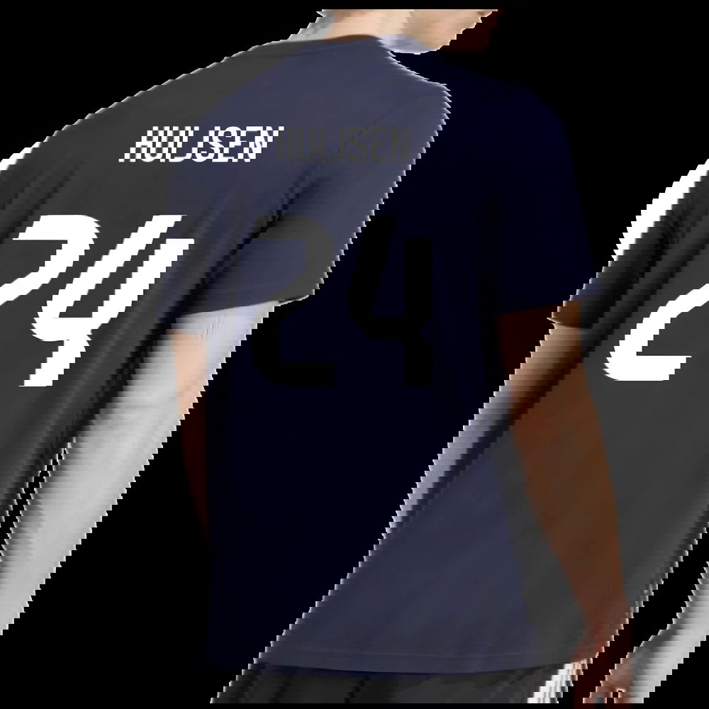 2025-2026 Real Madrid Seasonal Graphic Tee (Legend Ink) (Huijsen 24)