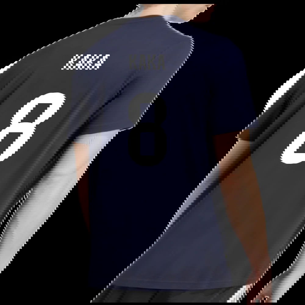 2025-2026 Real Madrid Seasonal Graphic Tee (Legend Ink) (Kaka 8)