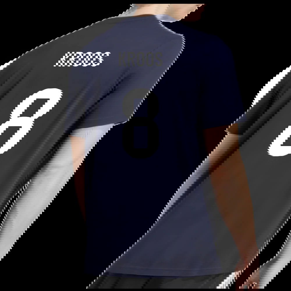 2025-2026 Real Madrid Seasonal Graphic Tee (Legend Ink) (Kroos 8)