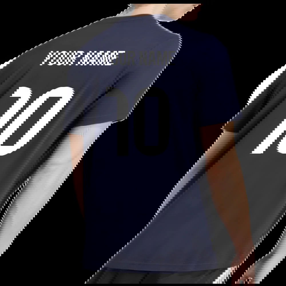 2025-2026 Real Madrid Seasonal Graphic Tee (Legend Ink) (Your Name)