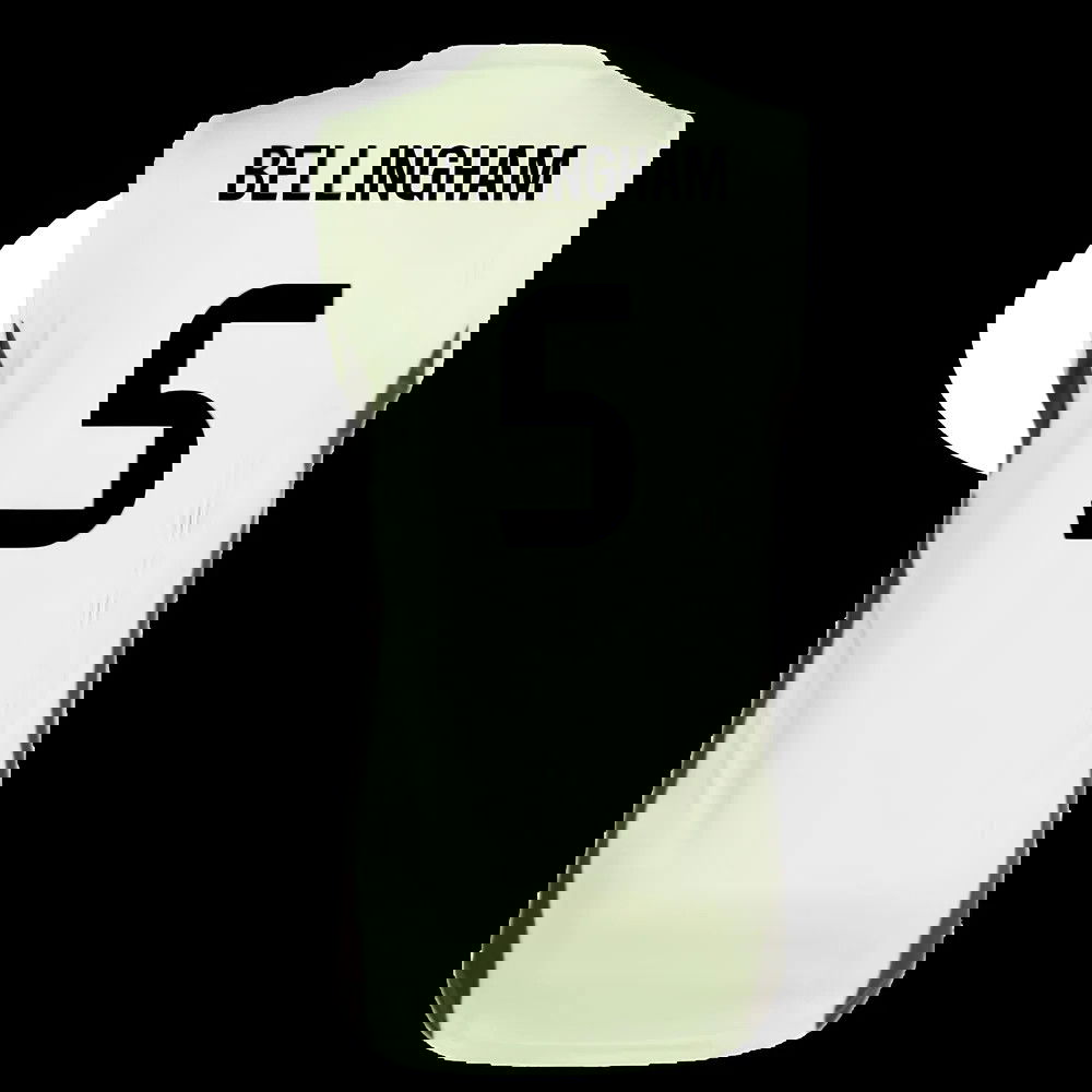 2025-2026 Real Madrid Sleeveless Training Jersey (Almost Lime) (Bellingham 5)