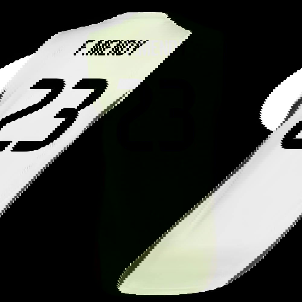 2025-2026 Real Madrid Sleeveless Training Jersey (Almost Lime) (F.Mendy 23)