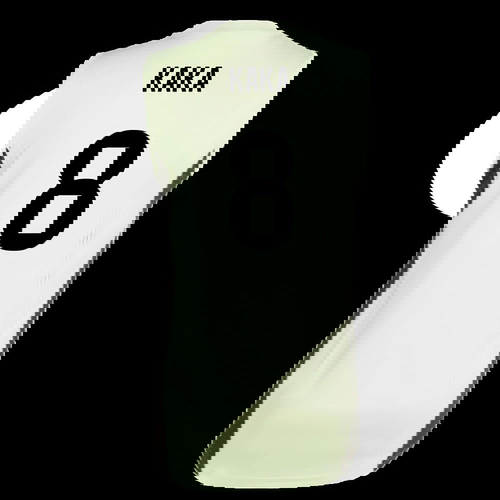 2025-2026 Real Madrid Sleeveless Training Jersey (Almost Lime) (Kaka 8)