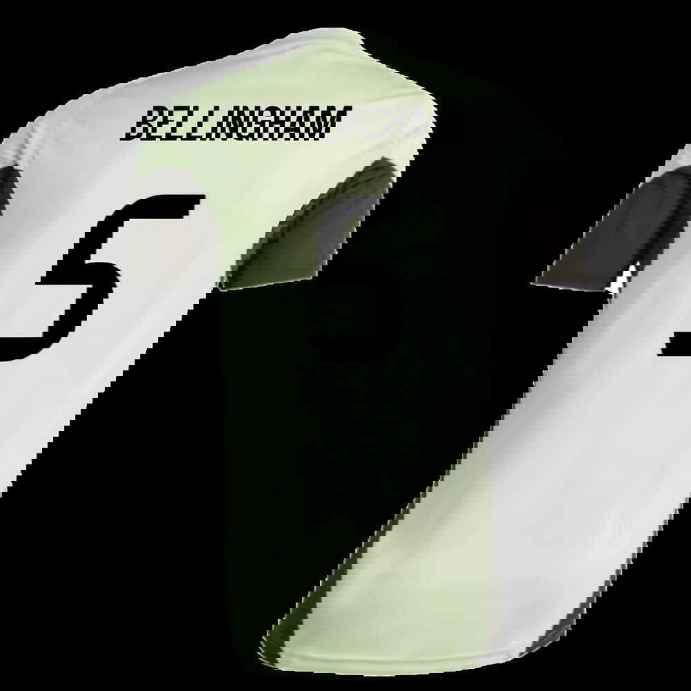 2025-2026 Real Madrid Training Jersey (Almost Lime) (Bellingham 5)