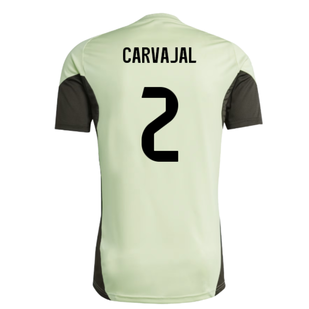 2025-2026 Real Madrid Training Jersey (Almost Lime) (Carvajal 2)
