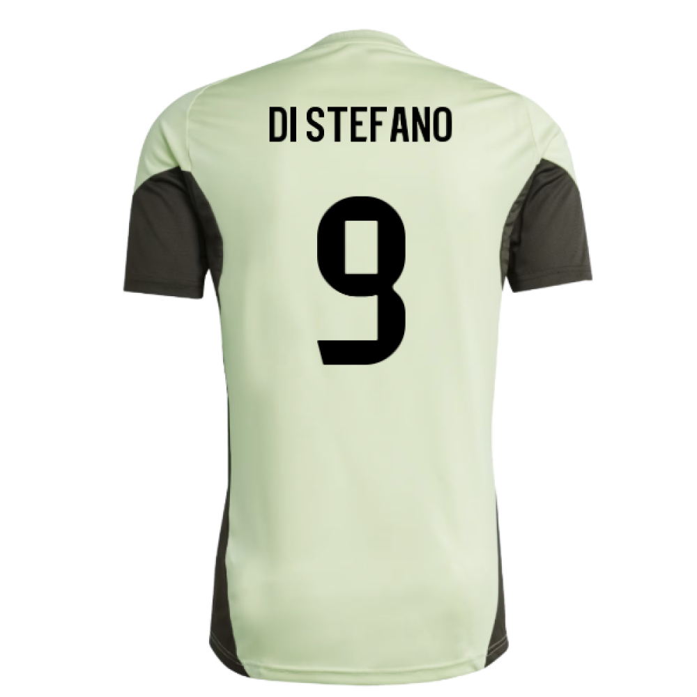 2025-2026 Real Madrid Training Jersey (Almost Lime) (Di Stefano 9)
