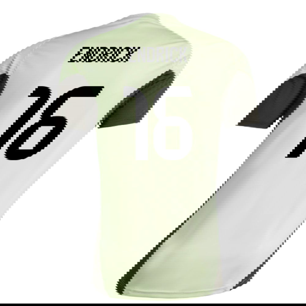 2025-2026 Real Madrid Training Jersey (Almost Lime) (Endrick 16)