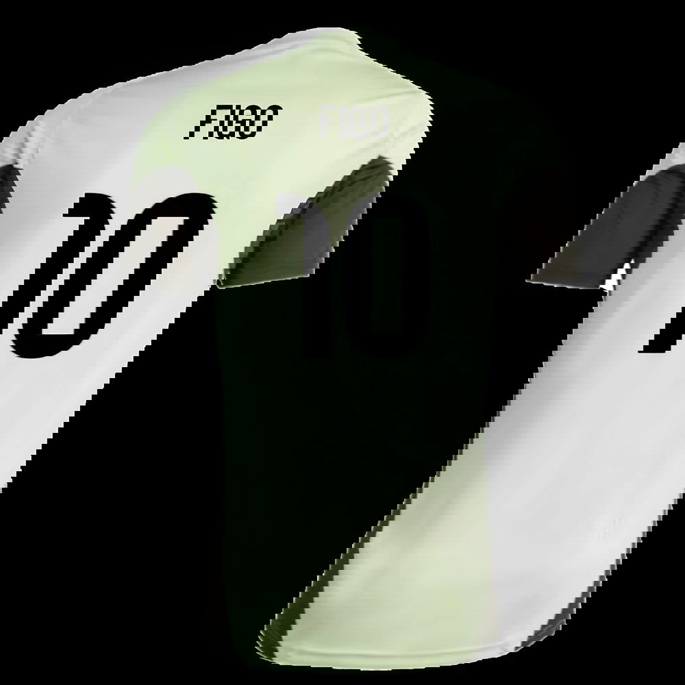 2025-2026 Real Madrid Training Jersey (Almost Lime) (Figo 10)