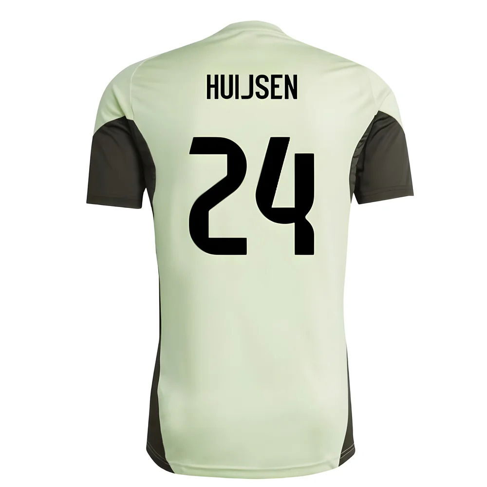 2025-2026 Real Madrid Training Jersey (Almost Lime) (Huijsen 24)