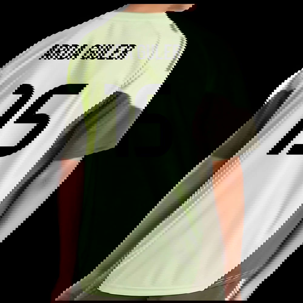 2025-2026 Real Madrid Training Jersey (Almost Lime) - Kids (Arda Guler 15)