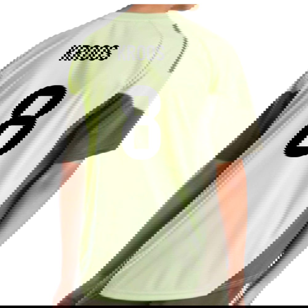 2025-2026 Real Madrid Training Jersey (Almost Lime) - Kids (Kroos 8)