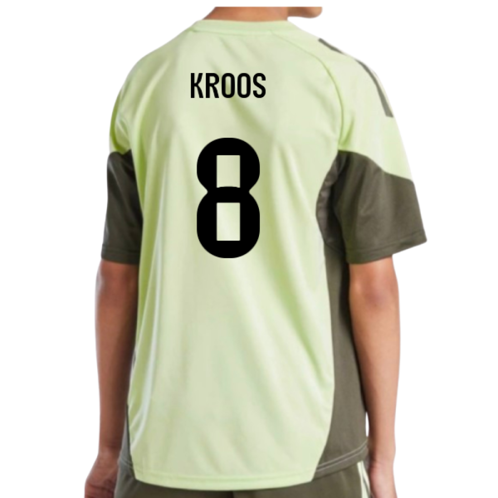 2025-2026 Real Madrid Training Jersey (Almost Lime) - Kids (Kroos 8)