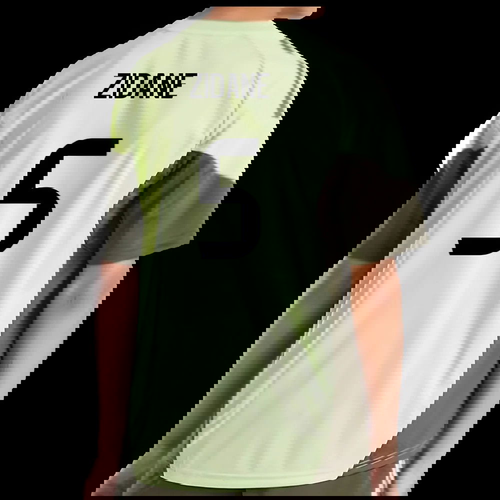 2025-2026 Real Madrid Training Jersey (Almost Lime) - Kids (Zidane 5)