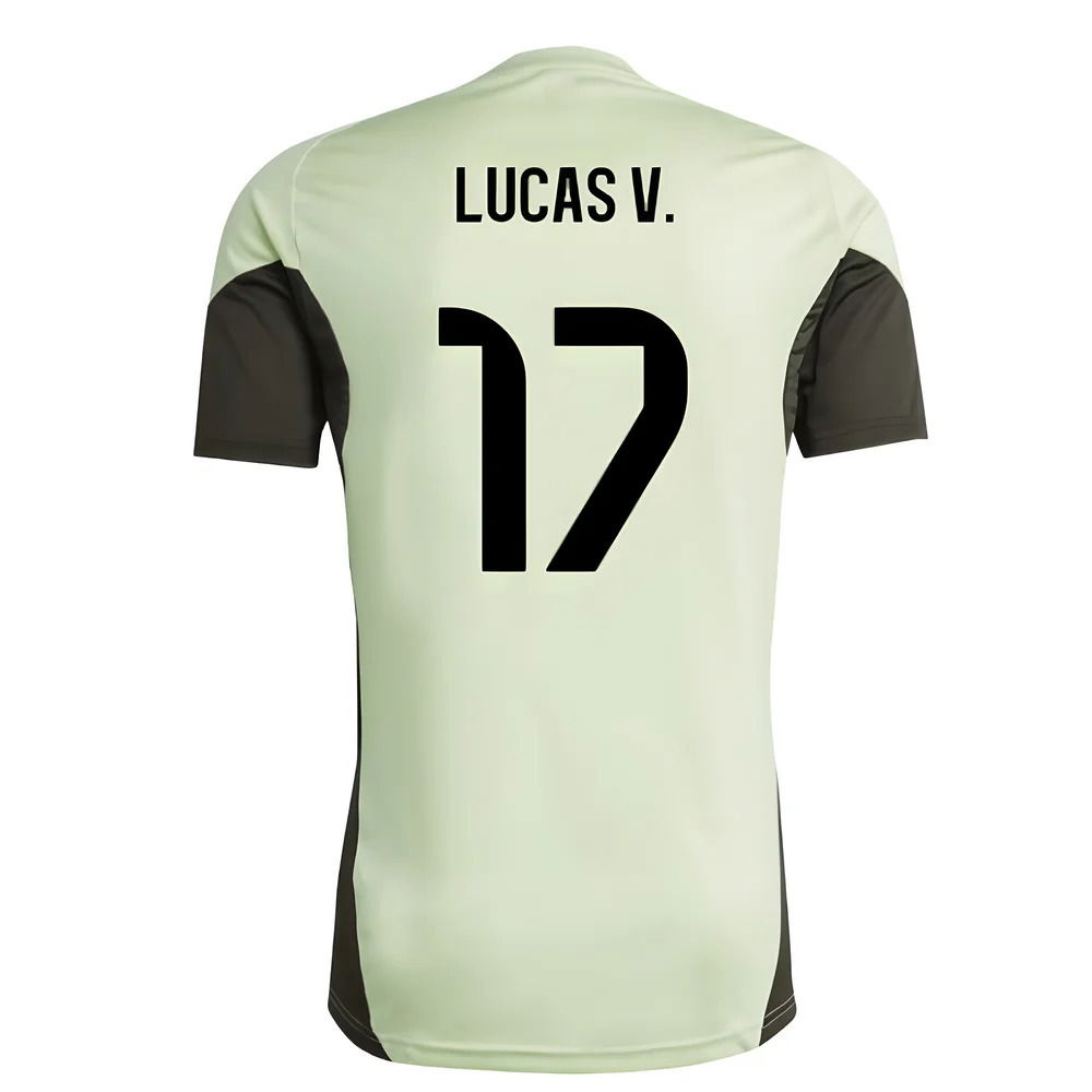 2025-2026 Real Madrid Training Jersey (Almost Lime) (Lucas V. 17)