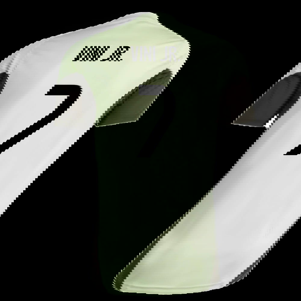 2025-2026 Real Madrid Training Jersey (Almost Lime) (Vini Jr. 7)