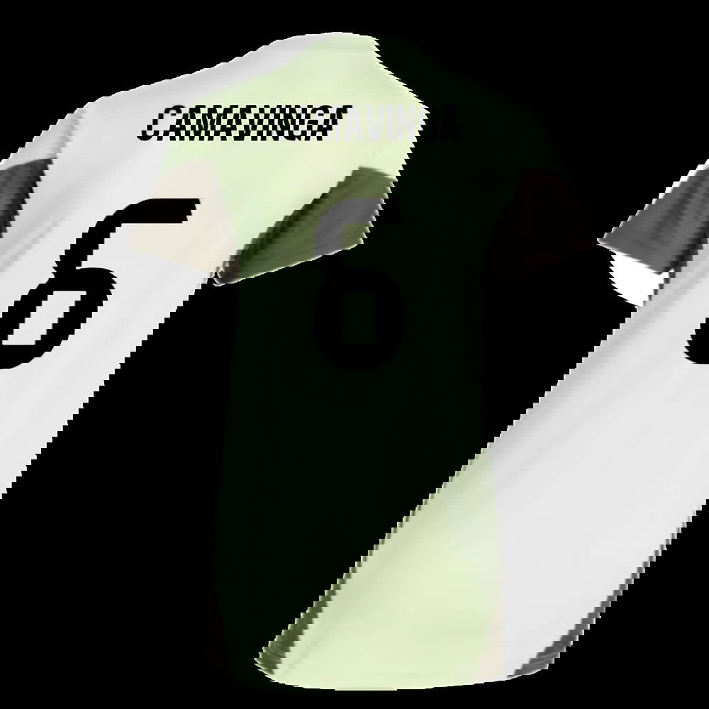 2025-2026 Real Madrid Training Jersey (Almost Lime) - Womens (Camavinga 6)