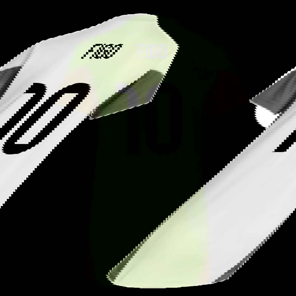 2025-2026 Real Madrid Training Jersey (Almost Lime) - Womens (Figo 10)