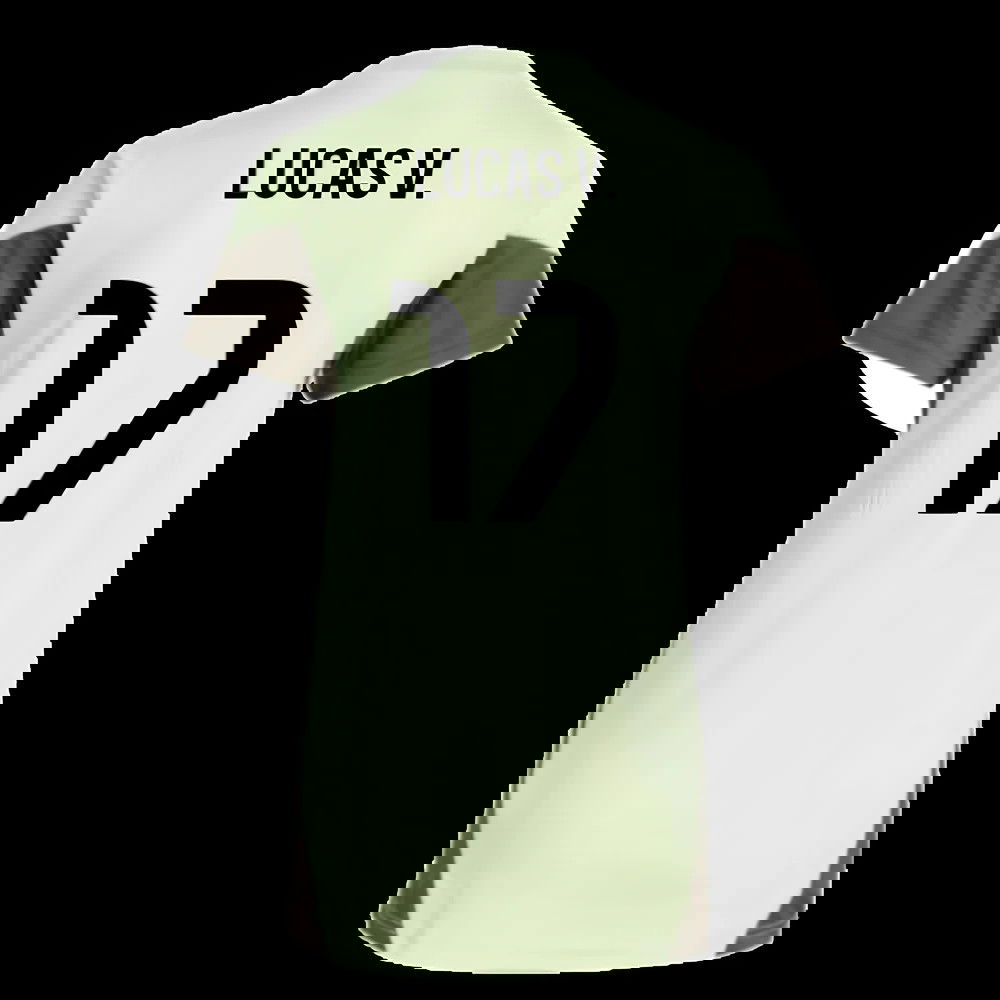 2025-2026 Real Madrid Training Jersey (Almost Lime) - Womens (Lucas V. 17)