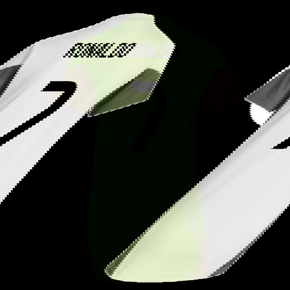 2025-2026 Real Madrid Training Jersey (Almost Lime) - Womens (Ronaldo 7)