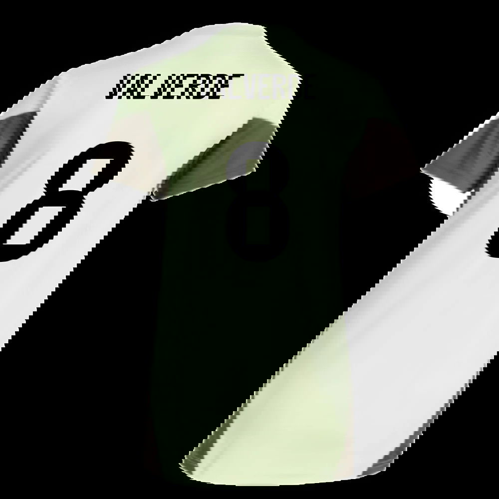 2025-2026 Real Madrid Training Jersey (Almost Lime) - Womens (Valverde 8)