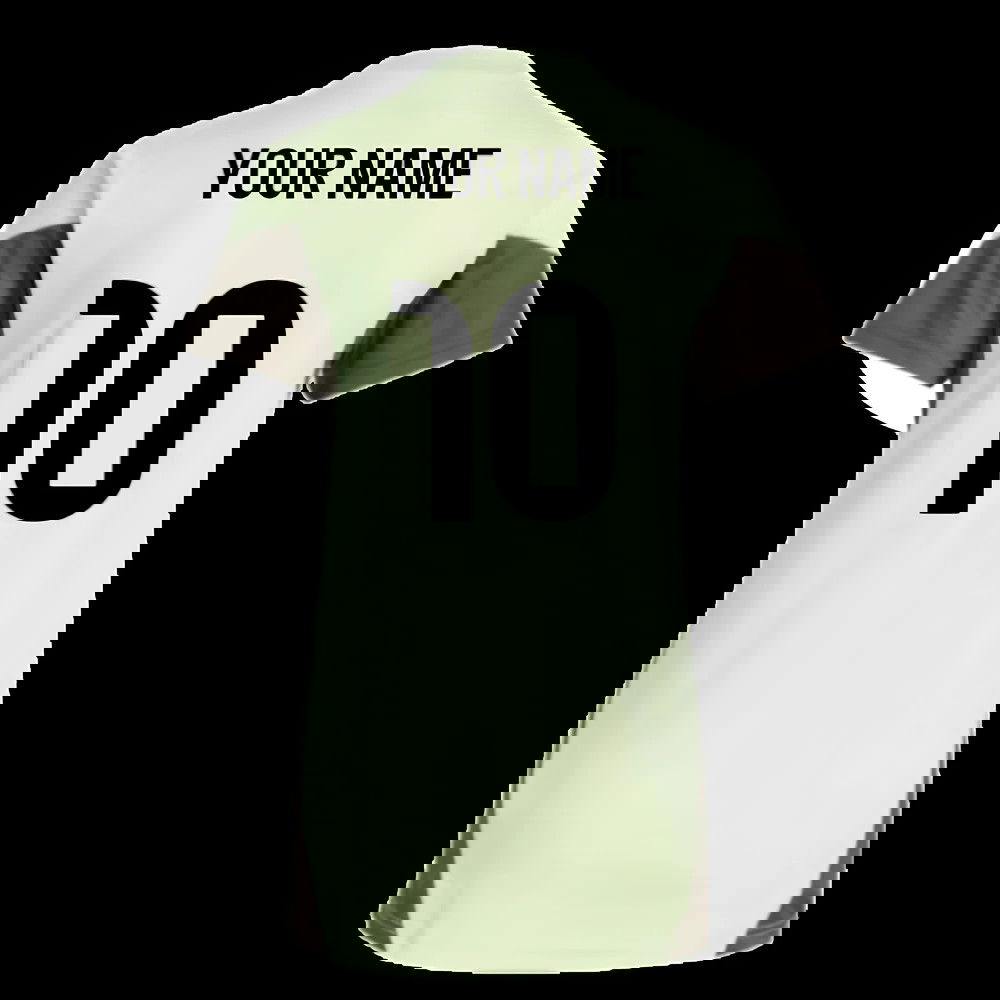 2025-2026 Real Madrid Training Jersey (Almost Lime) - Womens (Your Name)