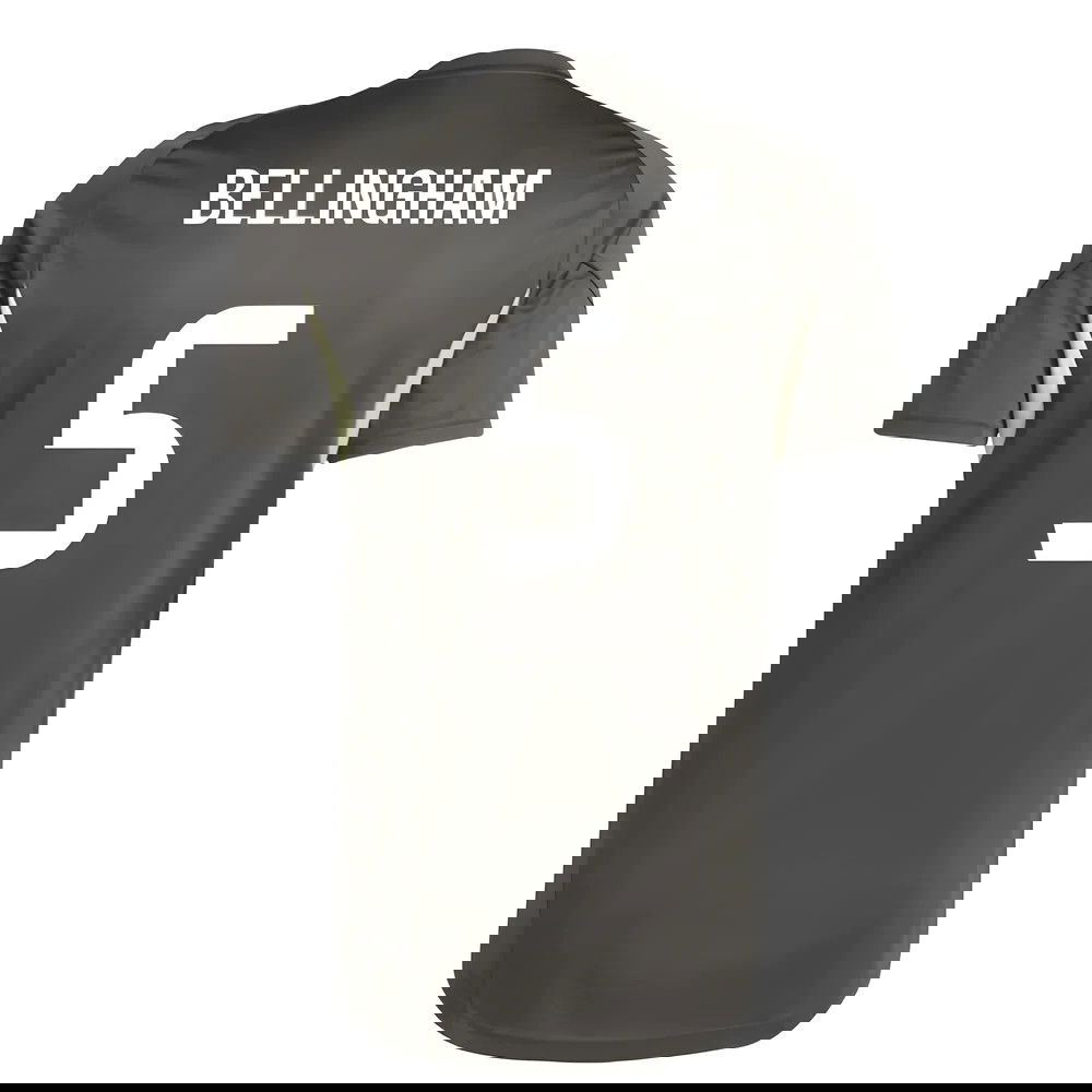 2025-2026 Real Madrid Training Jersey (Utility Grey) (Bellingham 5)